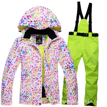 ARCTIC QUEEN滑雪服女套装冬季单板双板滑雪衣裤保暖加厚