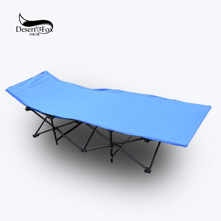 Outdoor camp bed Folding bed deck chair Lunch bed lengthen Widen reinforce Beach bed wholesale