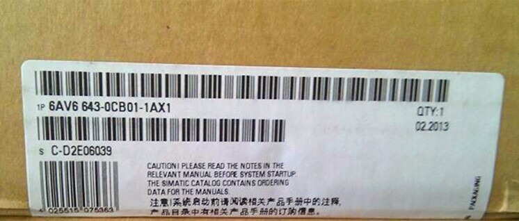 全新西门子MP277 7.5寸触摸屏6AV6643 6AV6 643-0CB01-1AX1现货