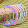 Silica gel fluorescence accessory, bracelet, simple and elegant design, Korean style, wholesale