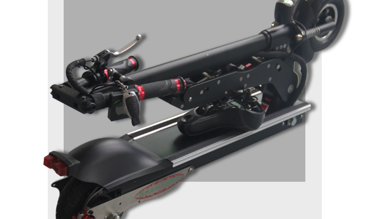 厂家直销 电动迷你折叠自行车 单座代步便携碳纤维双轮滑板平衡车