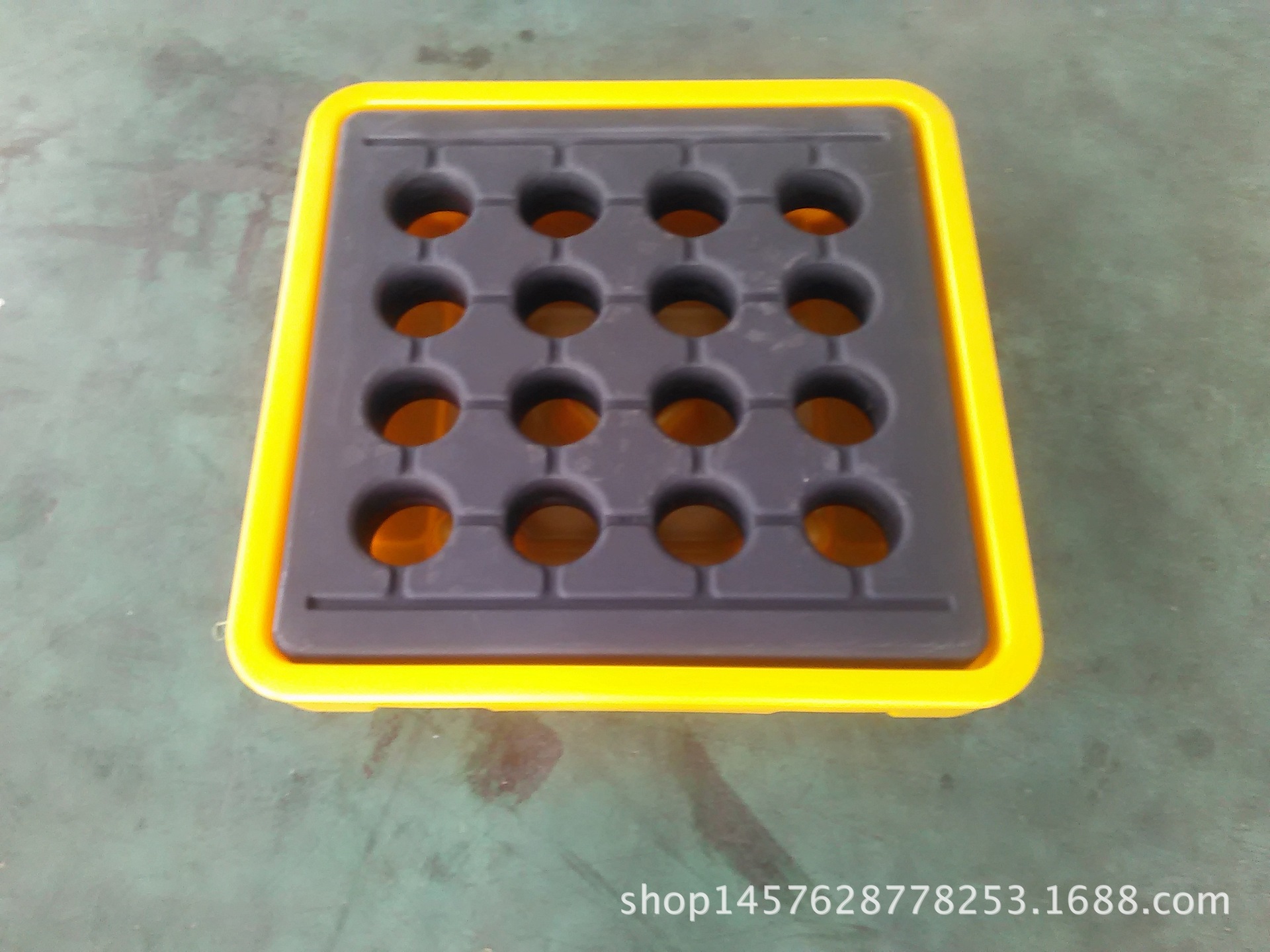 单桶型防渗漏托盘|型号GS001P|聚乙烯材质|工厂专用|绍兴