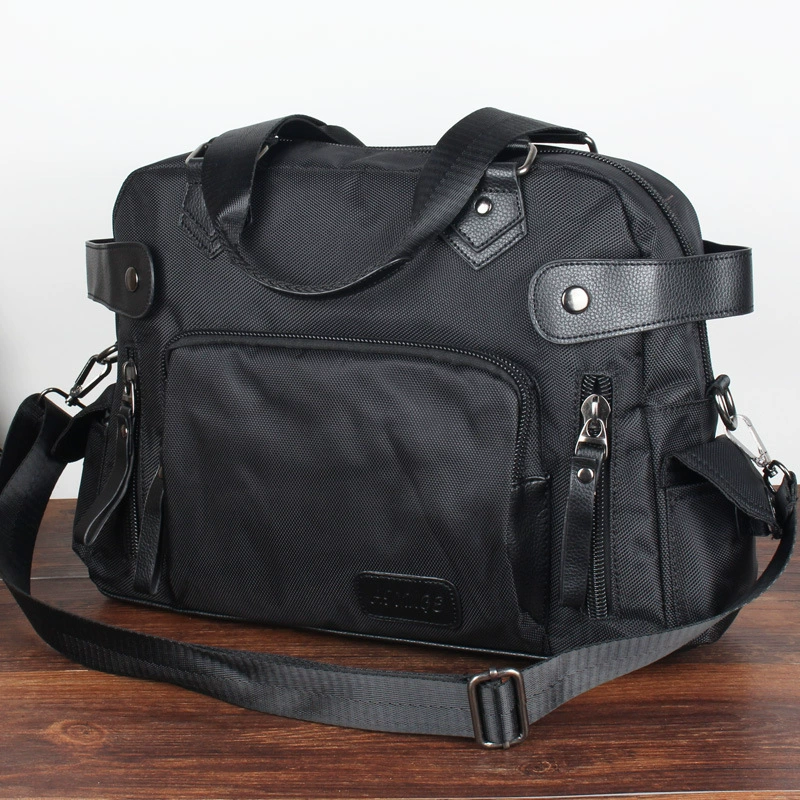 One-shoulder bag for leisure for traveling, oxford cloth, Korean style