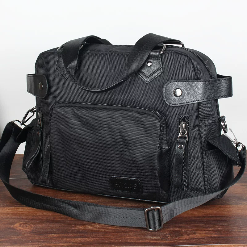 One-shoulder bag for leisure for traveling, oxford cloth, Korean style