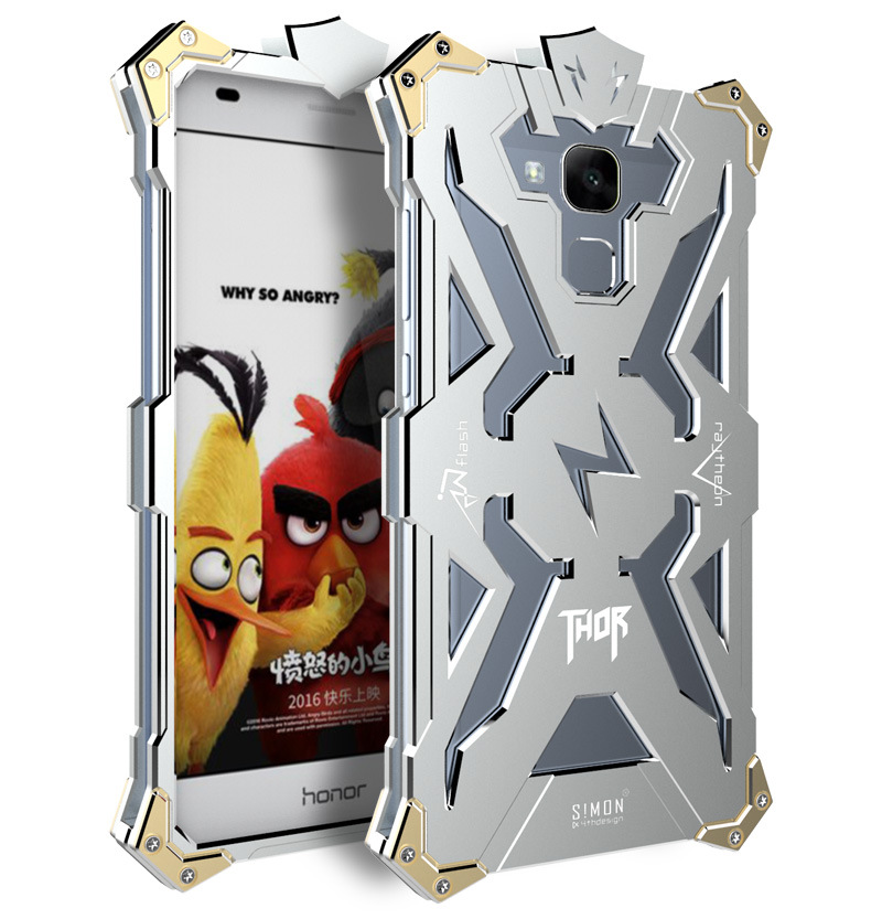 SIMON THOR Aviation Aluminum Alloy Shockproof Armor Metal Case Cover for Huawei Honor 5C