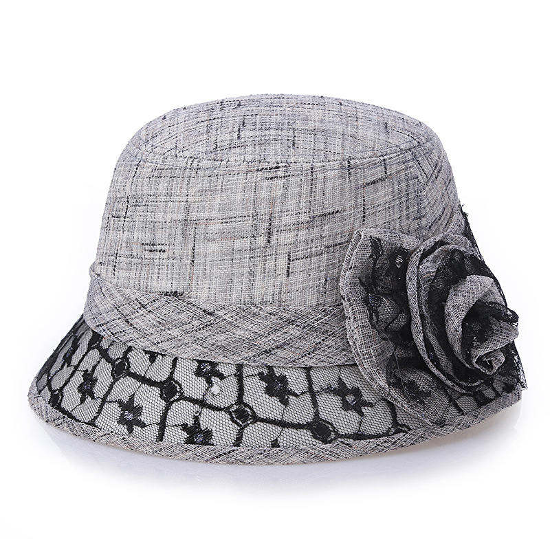 2020 primavera y verano nuevo color Lino coreano moda sol sombrero hermoso encaje cuenca sombrero protección solar moda sombrero