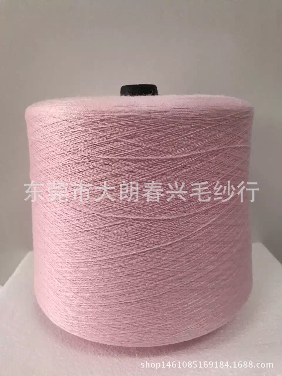 筒纱围巾春兴秋冬毛纱尼粘纱针织仿兔绒包芯纱28S/2纱线色纱现货A