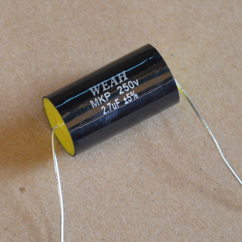 厂价可定制加工WEAH聚炳烯金属膜CBB电容 音箱分频电容250V2.7uF
