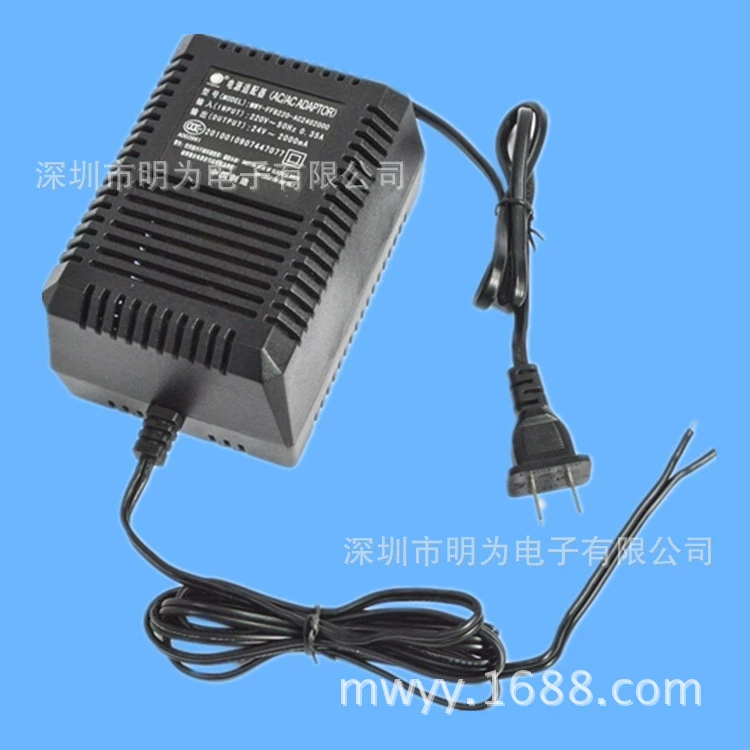 Сертифицированный 3C высокоскоростной шаровой источник питания 24 В переменного тока, 2,5 А, адаптер питания переменного и переменного тока, источник питания для очистки воды