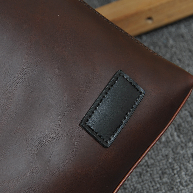 Borsa a tracolla monospalla in pelle di cavallo pazzo, versione coreana, casual, alla moda, per laptop, da uomo_voghion.com