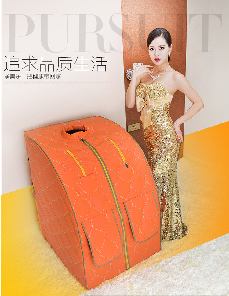 Jingmeile double-person sweat sauna, household foldable sauna machine, far-infrared Tourmaline for both dry and wet use detail image 8