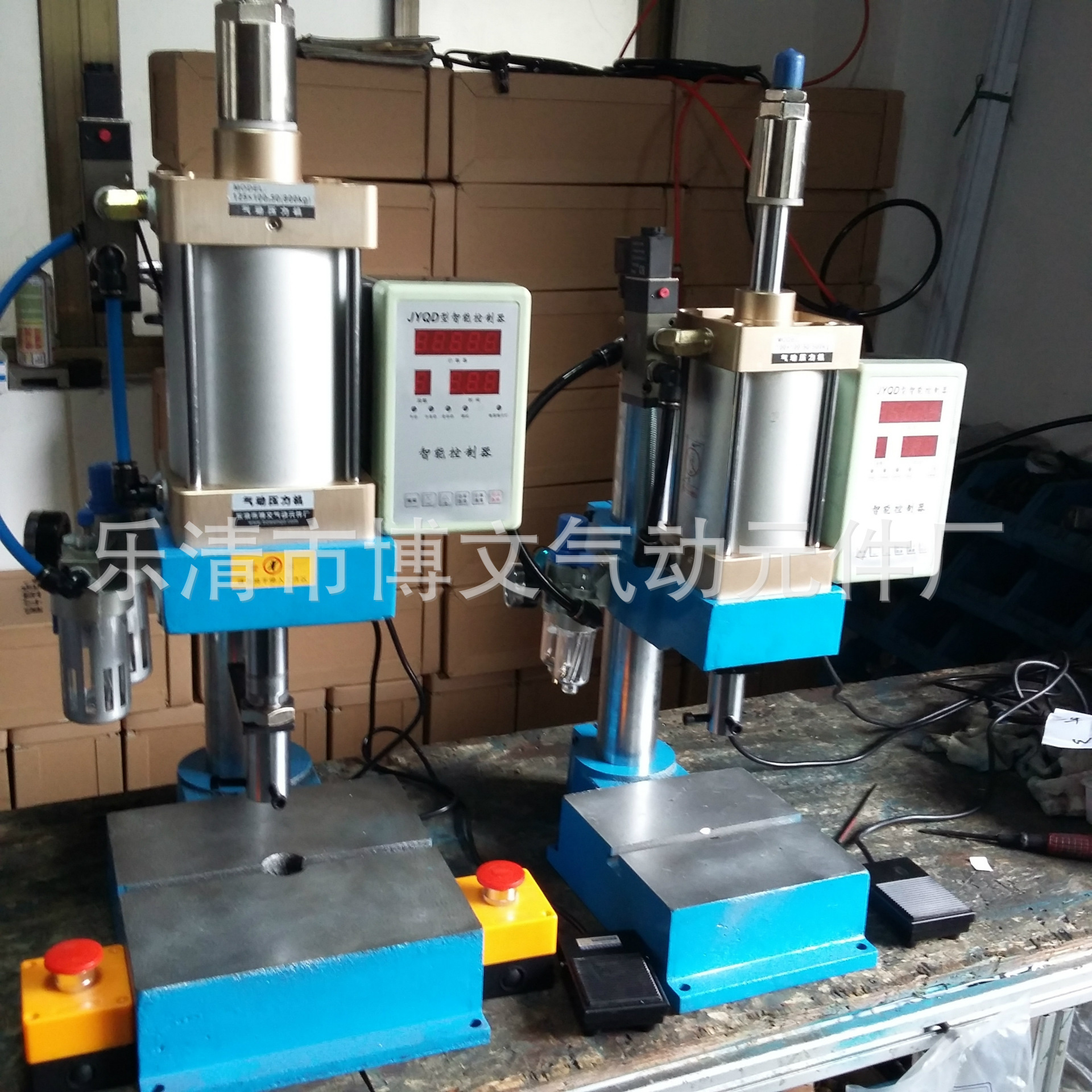 800KG气动冲床 八百公斤气动压力机 气动压床单柱125型
