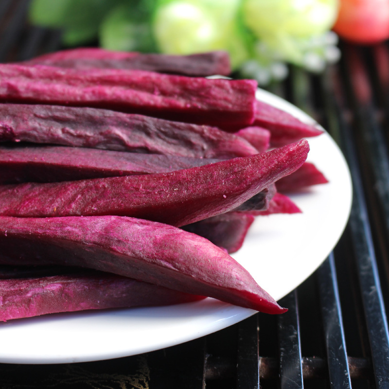VF process purple sweet potato chips crispy purple sweet potato sticks 10 lbs Liancheng sweet potato strips comprehensive fruit and vegetable dried goods dropshipping manufacturer wholesale