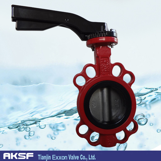 D71X-16对夹式蝶阀手柄对夹式蝶阀_