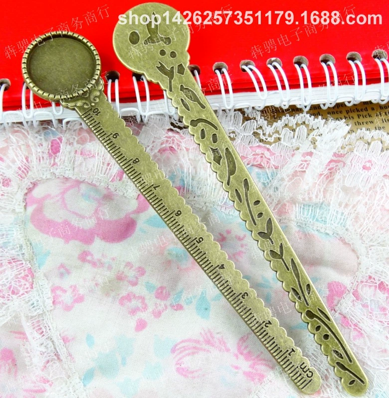 Старинный линейка, аксессуар, 6 грамм, DIY, 20 мм, 10 штук