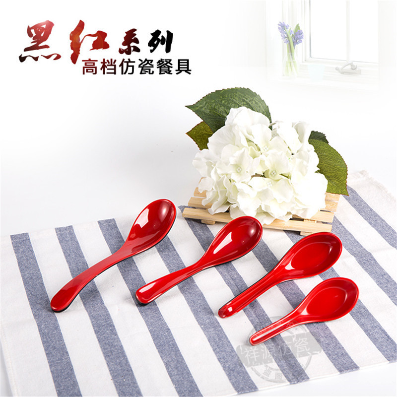 High-Grade A5 color melamine spoon long handle plastic spoon imitation porcelain spoon tableware coffee spoon ramen soup spoon wholesale High-Grade A5 color melamine spoon long handle plastic spoon imitation porcelain spoon tableware coffee spoon ramen soup spoon wholesale