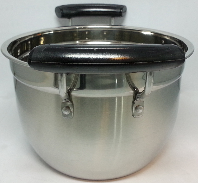 Factory direct sales of stainless steel soup pot, Korean-style single-bottom pot, household multi-functional double-ear soup pot, stewing pot, four-piece set detail image 18