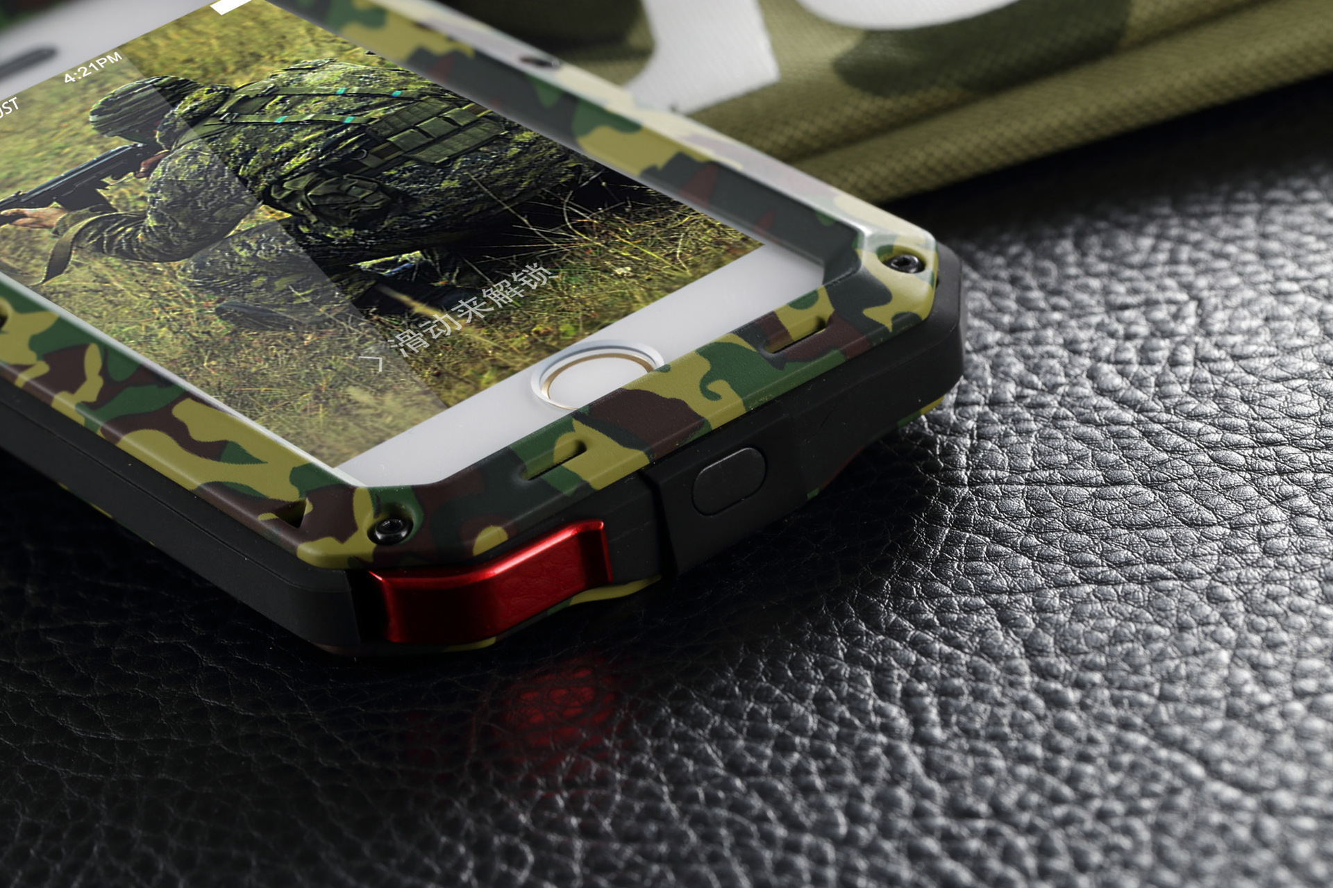 R-Just Extreme Premium Protection System Aluminum Heavy Duty Metal Case with Corning Gorilla Glass for Apple iPhone 6S Plus/6 Plus & iPhone 6S/6