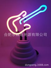 供应小号吉他霓虹灯， neon light ，USB霓虹灯