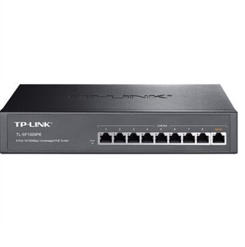 P-LINK SF1009PE9 100 megabytes 8 POE Unmanaged PoE Switch Power Enhanced Type