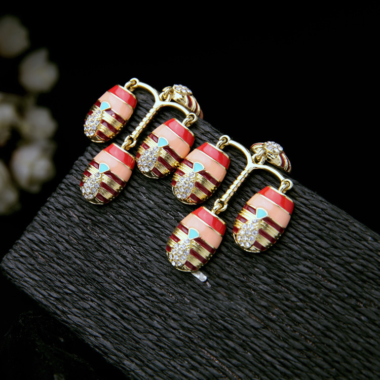 Fashion Explosion Jewelry Wholesale Elegant Noble Colorful Wild Lady Earrings display picture 5