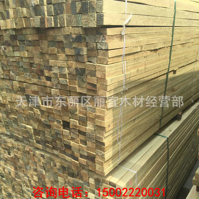樟子松板材加工定做裁切多种规格尺寸木龙骨户外室内装饰木方