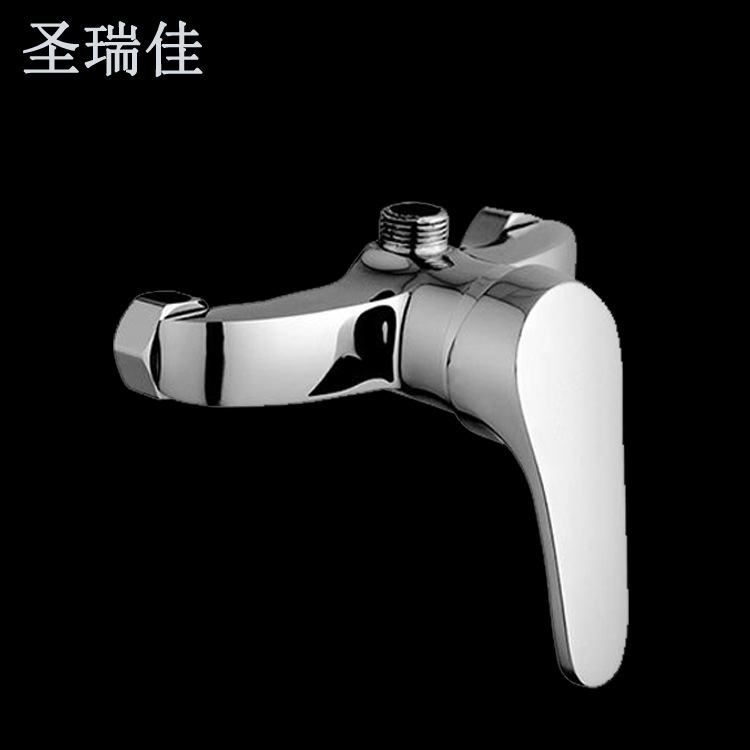 圣瑞佳 全铜暗装三联水龙头浴缸龙头淋浴花洒淋浴器冷热混水阀