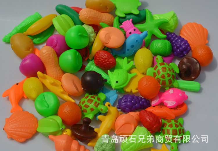 混批蔬菜水果鱼