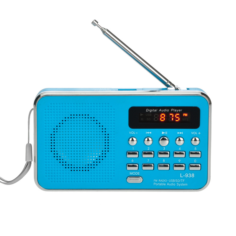 Elderly Portable Digital Card Speaker Outdoor Storytelling Machine Singing Machine Gift Radio