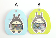 日本创意宫崎骏龙猫Totoro手账手帐贴纸包卡通PVC透明贴画60枚6款