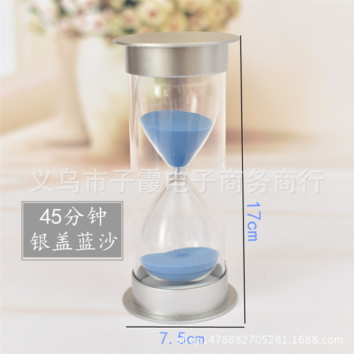 Factory Direct Wholesale 45-Minute Timer Creative Anti-Fall Children's Timer Acrylic Ornament Safe Hourglass
