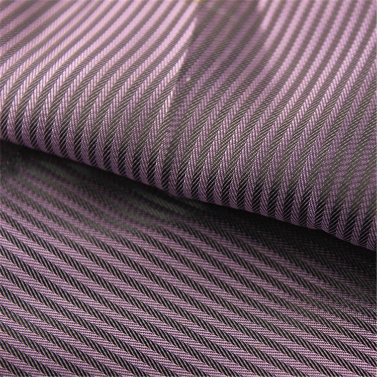 【琨鹏纺织】服装大提花里布 涤粘提花布 0.4条纹