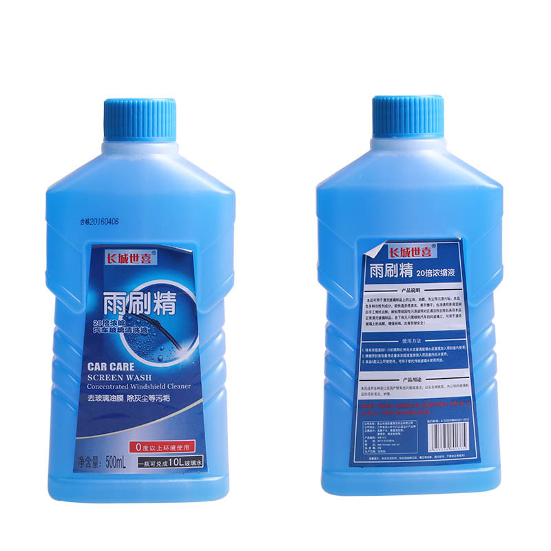 長(zhǎng)城世喜雨刷精 玻璃水 0度以上冬季玻璃水500ml012
