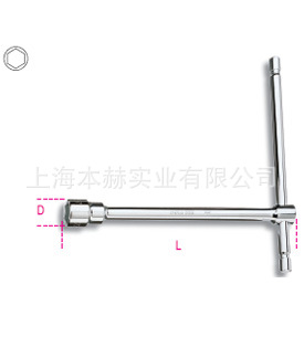 BETA百塔 进口工具公制T型六角套筒扳手 英制套筒扳 梅花型