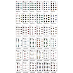 Water Transfer Printing Sticker BJD Clay Eye Water Decal Design DIY Action Figure Doll Soft Clay Eye Decal