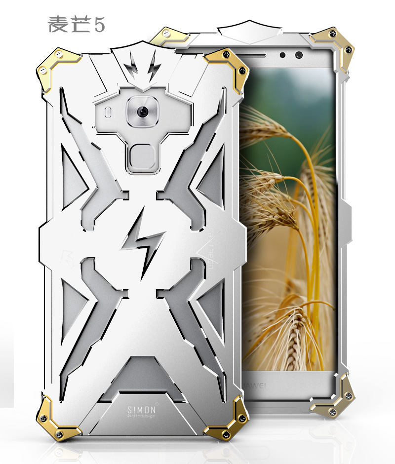 SIMON THOR Aviation Aluminum Alloy Shockproof Armor Metal Case Cover for Huawei Maimang 5| 4 |G7 Plus