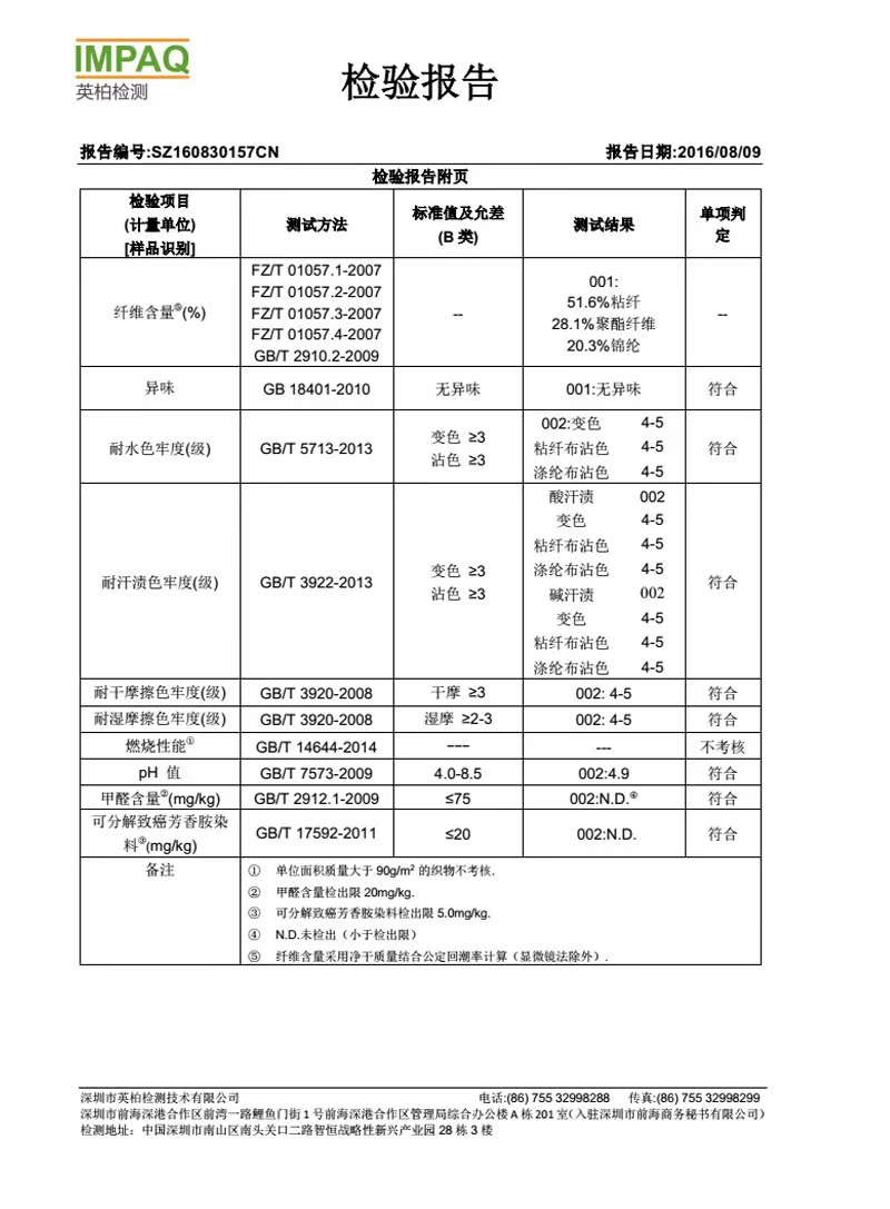 16006毛衣套装检查报告（2）