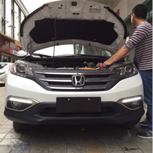 跨境本田CRV专用日行灯前雾灯改装升级LED行车灯 厂家直销|ru