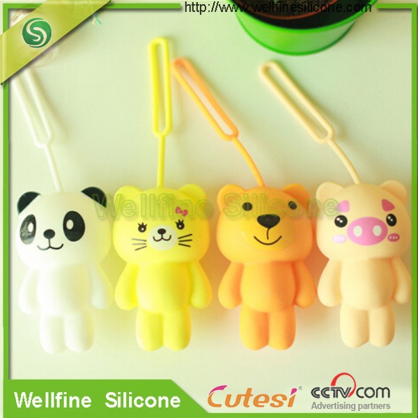 conew_cartoon silicone key cha