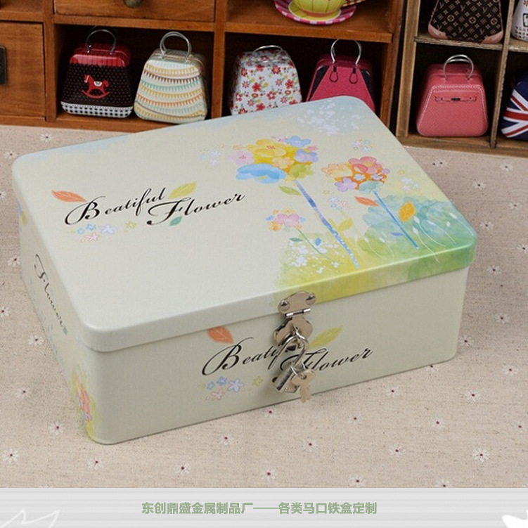 金属盒 铁盒 铁罐 马口铁盒 礼品盒 收纳盒 办公室文具盒 礼品盒