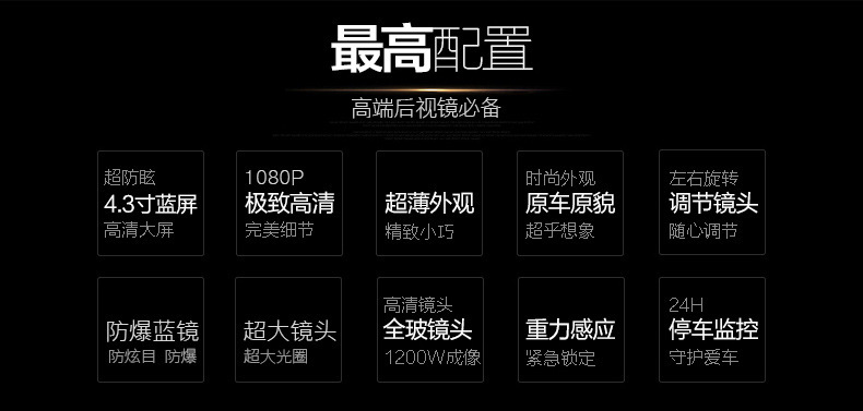 2025 Cross-Border New Model Driving Recorder 4K Driving Recorder with Front and Rear Dual Recording High-Definition 5g Wifi Dash Cam