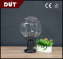 厂家生产批发 瓜皮形庭院灯具 透明色 PMMA圆球围墙灯