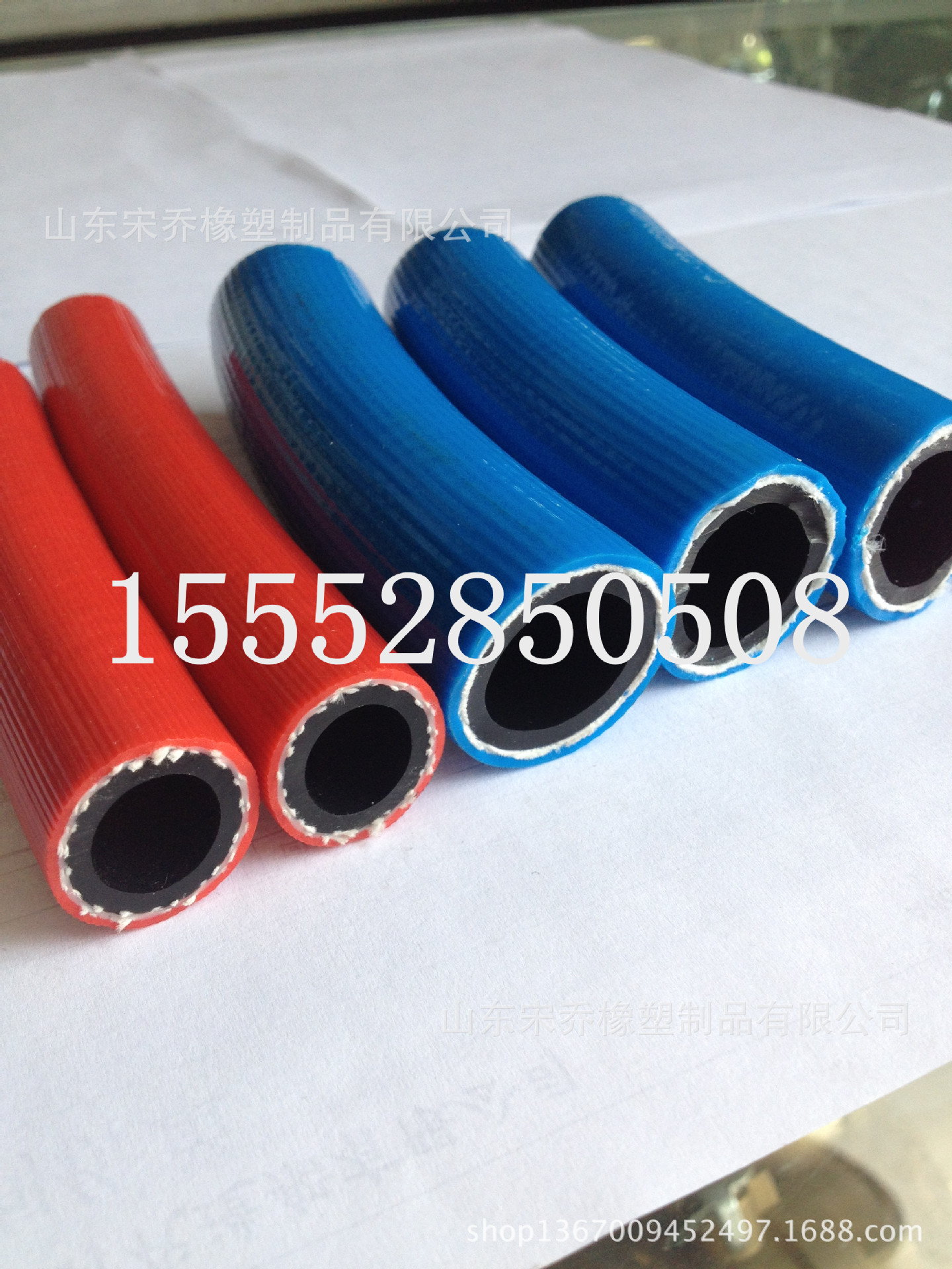 高压橡胶软管 双色并联管8mm-10mm船厂专用高压氧气管乙炔管