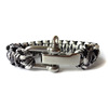 Street bracelet stainless steel, adjustable life jacket