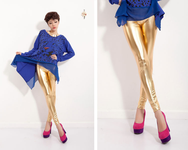 Women's Daily Party Bar Sexy Solid Color Ankle-Length Skinny Pants display picture 15