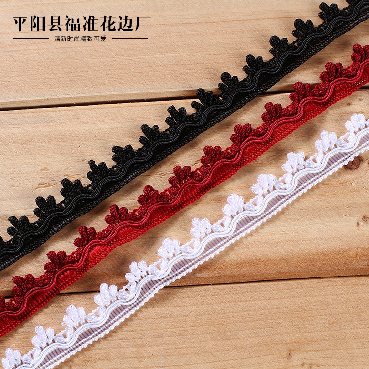 厂家直销 工艺花边 特种织带花边 服装辅料棉线花边 支持加工定制