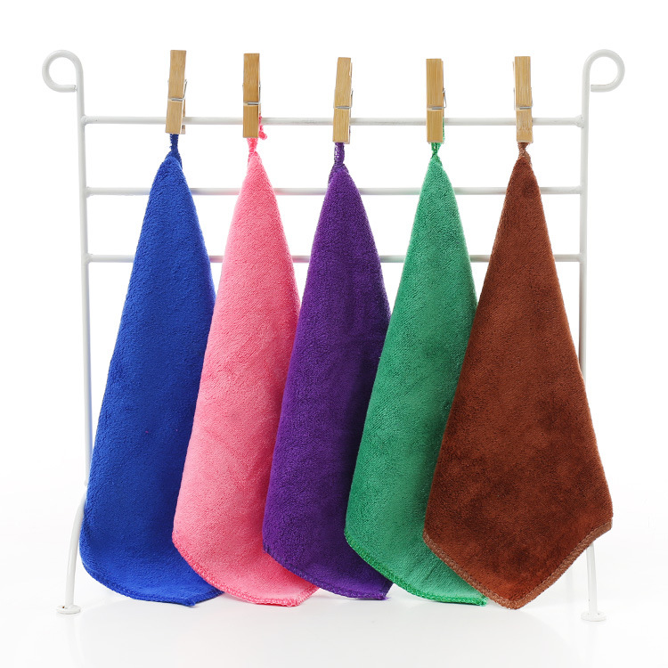 高阳厂家直销超细纤维方巾25*25加厚磨毛幼儿园擦脸巾淘宝赠品|ms