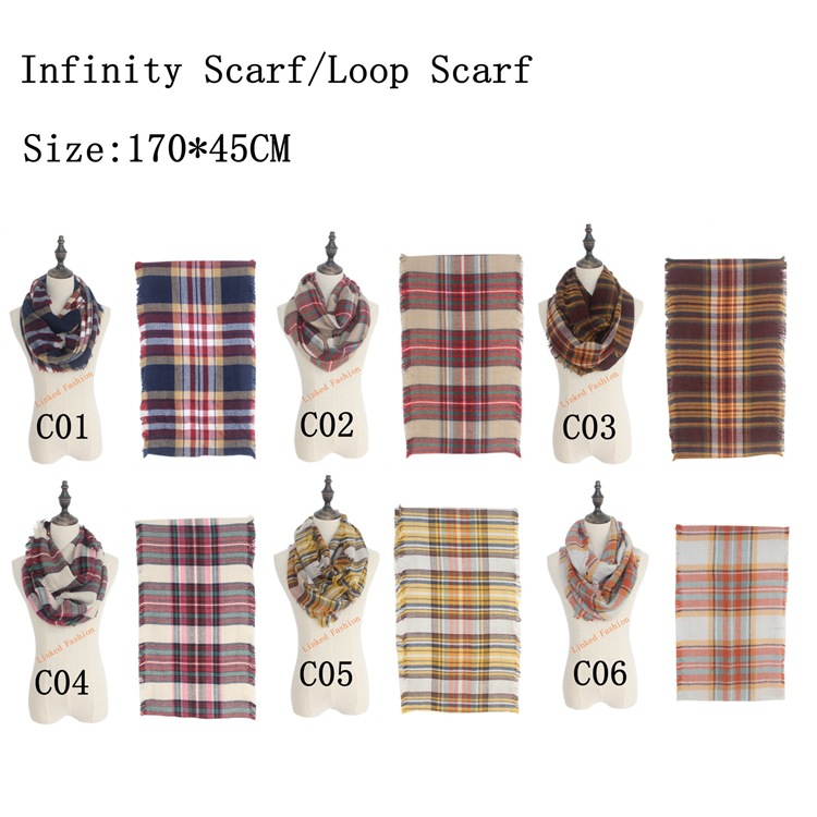 新品秋冬围脖秋冬欧美仿羊绒围巾保暖披肩围巾外贸原单