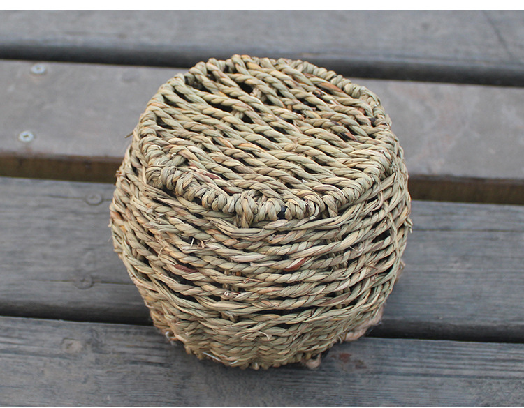 草编圆形吊盆_11