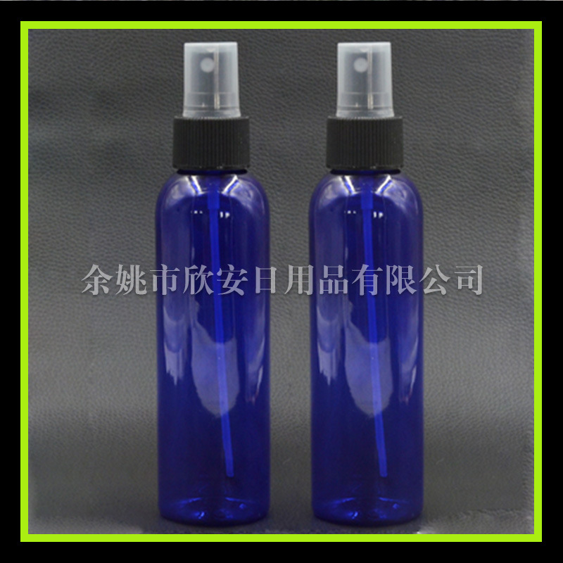 蓝色喷瓶150ml 美妆瓶 美容美发分装瓶 纯露包装喷瓶 啫喱水瓶